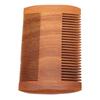 Peigne à Poux Palissandre Australien Double Face Peigne de Poche pour Barbe Dents Fines Peigne Grille