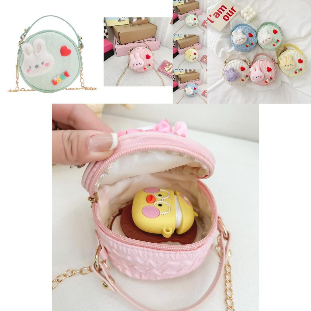Adorable Children's Princess Chain Crossbody Bag With Cute Bow Design For Toddlers