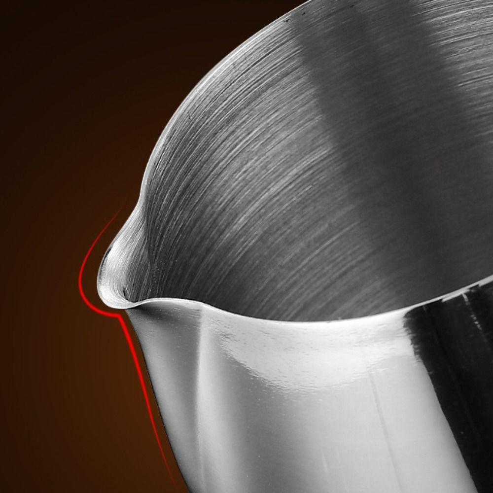 300ml/420ml/600ml Türkische Kaffeekanne mit Ausguss Kaffeebereiter Milchkanne Latte Art Tasse Mokka