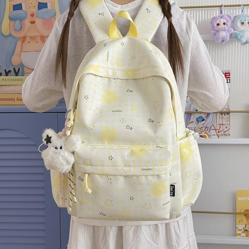 Schoolbag new female cute schoolbag versatile small fresh stars junior high school college student backpack class backpack