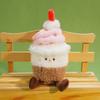 Plush Cake Toy Gift For Girlfriend And Friends With Polyester Fiber Softness