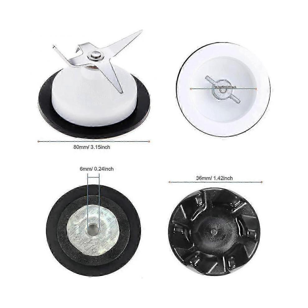 Replacement Parts for KitchenAid Blender Model 9704230 Including 4 Leaf Blade and Blender Coupler Less