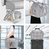 Large Breathable Foldable Cat Backpack Carrier for Outings: Detachable, Portable, and Spacious Pet Bag