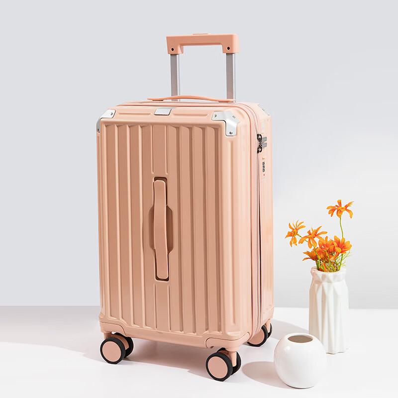 LIDU Women s Large Capacity Spinner Luggage 20 inch