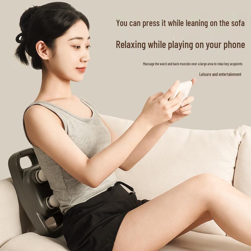 Six-Head Wireless Muscle Massager with Hot Compress and Adjustable High-Frequency Vibration