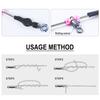 3Pcs Bearing Swivel Fishing Connector Set Mini Size Portable Simple Installation Outdoor Fishing Rotary Ring Connectors
