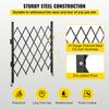 Single Folding Security Gate, 94 × 122 cm(W × H) Folding Door Gate, Steel Accordion Security Gate, Flexible Expanding Security Gate, 360° Rolling