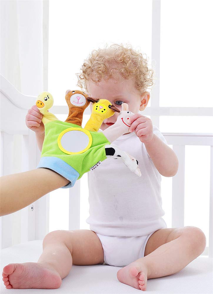 Remeehi Hand Puppets for Toddlers, Finger Puppets, Animal Pretend Play, Plush Toys, Preschool, Kids, Gloves, Dolls, Storytelling, Develops
