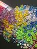 Colored Transparent Rounded Corner Acrylic Dice for Board Games and RPGs, 10mm