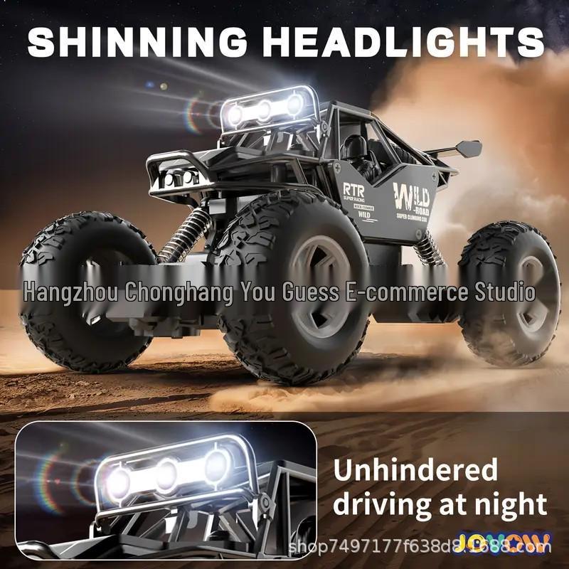Alloy Remote Control Off-Road Racing Car - High-Speed, Rechargeable 4WD for Kids