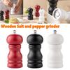 Wooden Salt Shaker & Pepper Mill Pepper Grinder Salt Shaker Pot High Gloss