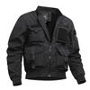Giacca Bomber Uniforme da Baseball da Uomo Giacca da Lavoro Multitasche Giacca Funzionale Top d'Assalto a Prova di Tre