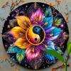 Metal Mandala Wall Art Yin Yang Sign Handmade Weatherproof Home Decor Indoor Outdoor