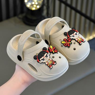 Sandalias de Dibujos Animados para Niños con Suela Blanda y Agujeros | Nuevo Estilo de Verano para Interior y Exterior Sandalias de Playa para Niños