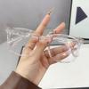 Square-framed Glasses Women Men Lightweight Fashion Eyewear Daily Leisure Female Male Fashionable High-end Personalized Glasses