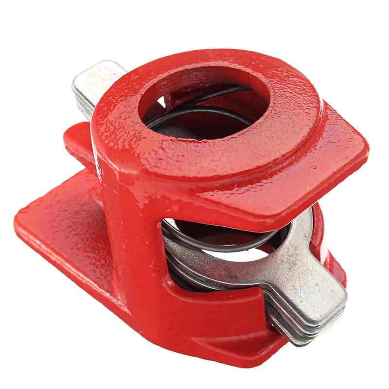 ( 4 Pack ) 3/4" Wood Gluing Pipe Clamp Set Heavy Duty Pro Woodworking Cast Iron