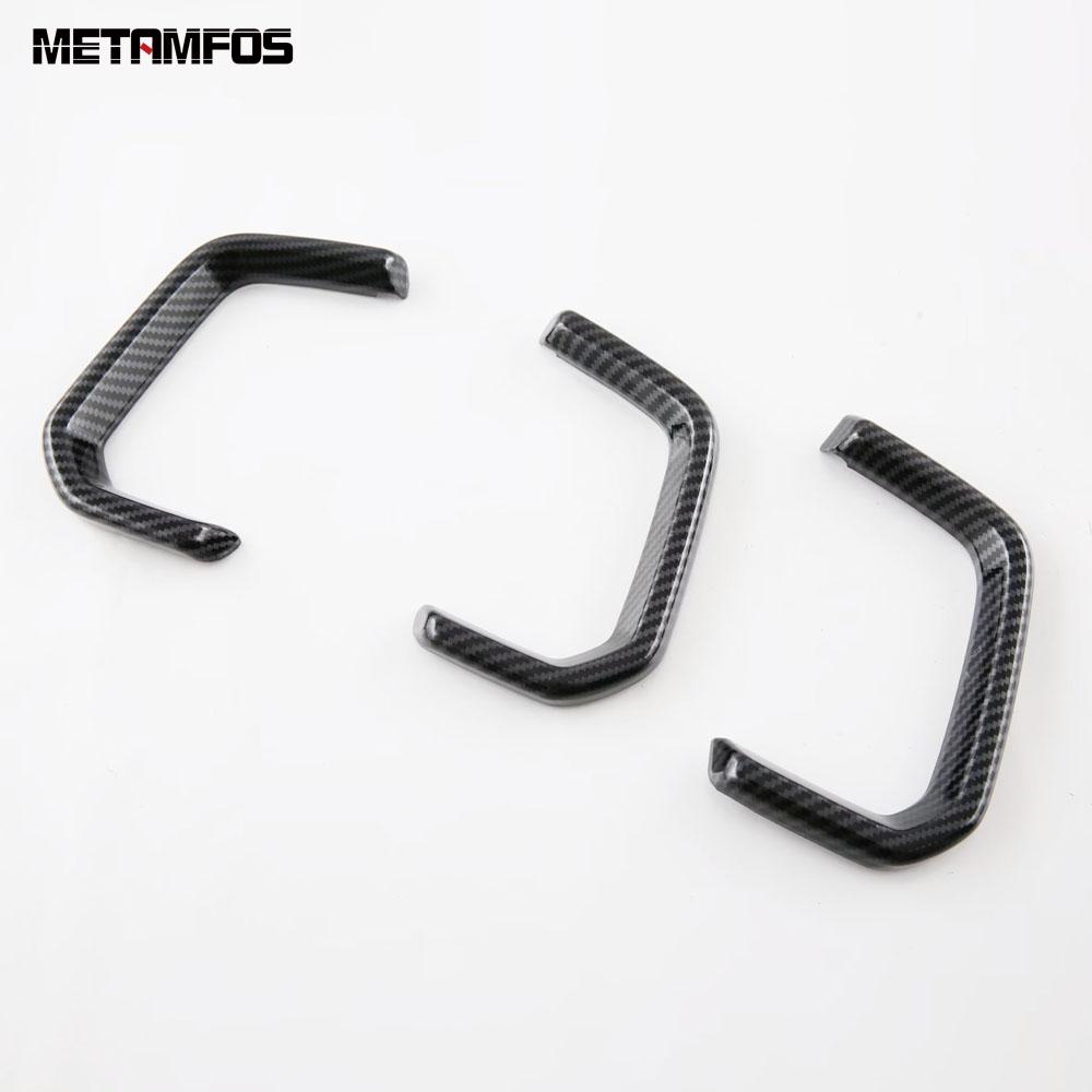 For Mazda CX-50 CX50 -2025 2026 Carbon Fiber Front Air Conditioner Vent Outlet Cover Trim Molding Accessories Car Styling