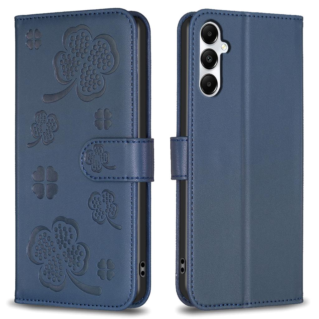 For Samsung Galaxy A16 5G/A16 4G Case Clover Pattern Wallet Stand View Leather Phone Cover