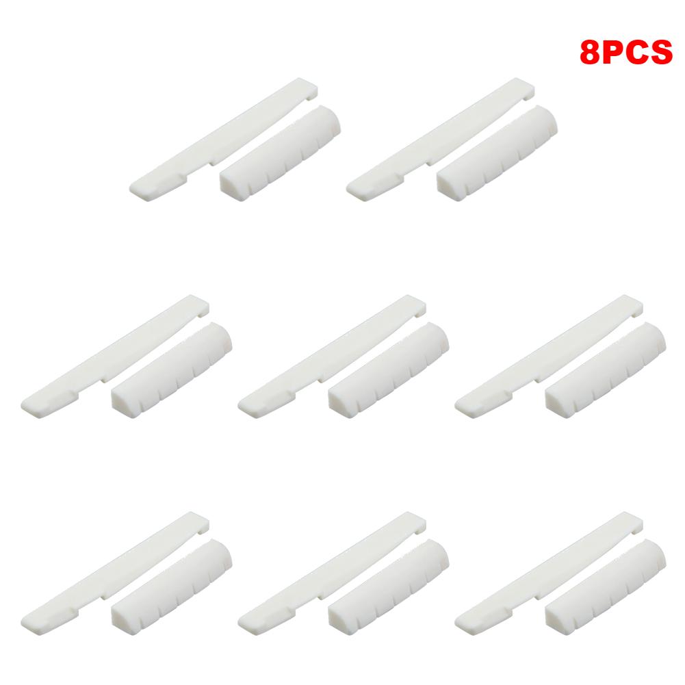 Buffalo Guitar Bridge Saddle Nut for Acoustic Guitar Bone Bridge Folk Guitar Replacement Spare Part Portable Guitar Accessories