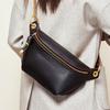Kožená taška Crossbody náprsní taška pro ženy Trendová dámská taška Malá kabelka s koženou ledvinkou pro ženy