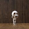 Unique Resin Skull Ornament Hangable Resin Sculpture Home Decor Little Ghost Ornament  Home
