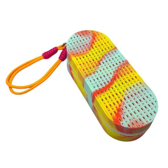 Силіконовий чохол для плавальних окулярів, двосторонній, з дихаючими дренажними отворами, ударостійкий, велика ємність, портативний, для подорожей, окуляри для плавання, сумка для зберігання