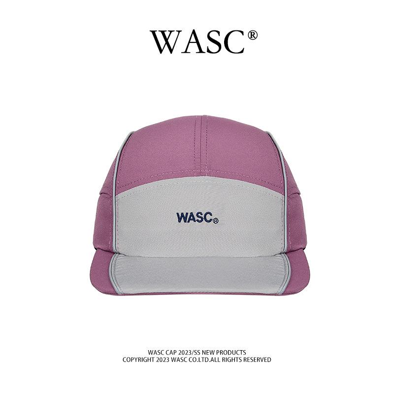 

Outdoor reflective cap Lightweight sports quick-drying cap Printed alphabet baseball hat Tide one size fits all фиолетовый