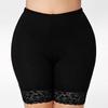 Womens Plus Size Mid Waist Lace Hot Shorts Elastic Sports Pants Trousers Trunks
