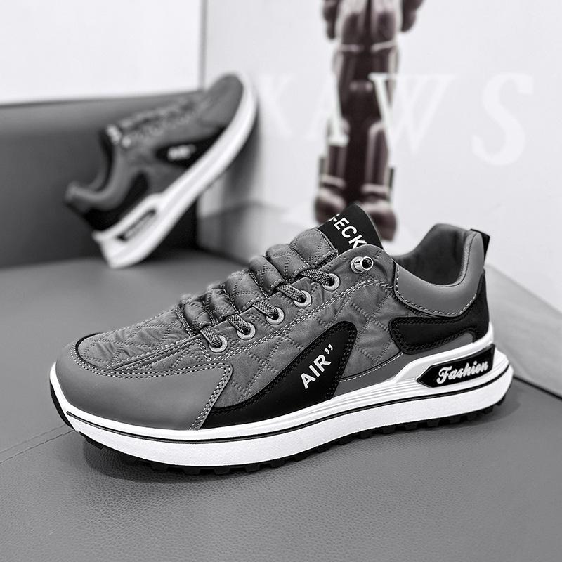 Four seasons youth fashion foot sports shoes outdoor low-top color matching wear-resistant casual shoes trendy running men's shoes