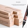 Feloran Gray Oily Marker Pen - Colorfast, Scratch-Resistant, Quick-Drying, Non-Erasable, Waterproof, for Industrial Marker Repair, 1MM