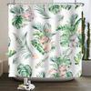 Floral Shower Curtain for Bathroom Vintage Flower Butterfly Waterproof Fabric Boho Bathtub Bathroom Curtain With Hooks 180x240