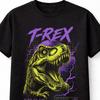 TRex Dinosaur King of the Cretaceous Retro Graphic Unisex TShirt