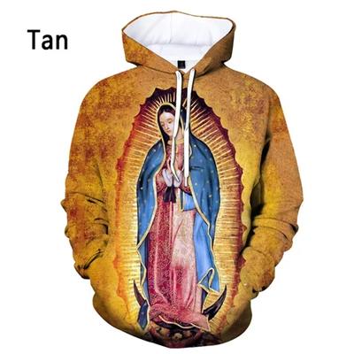 Nová Móda Guadalupe Mexiko Panna Mária 3D Tlačená Mikina s Kapucňou Pre Mužov Ženy Oblečenie Ležérne Pulóvre Mikiny s Kapucňou