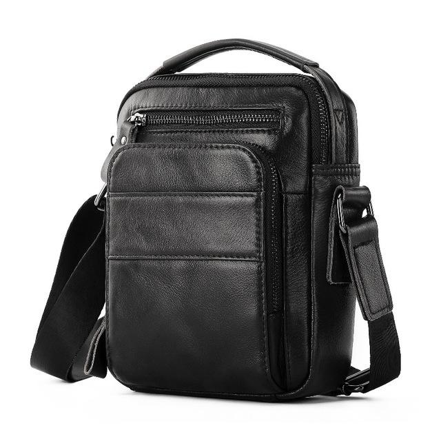 Genuine Leather Shoulder Bags For Men Messenger Bag Vintage Tote Crossbody Bags Handbag