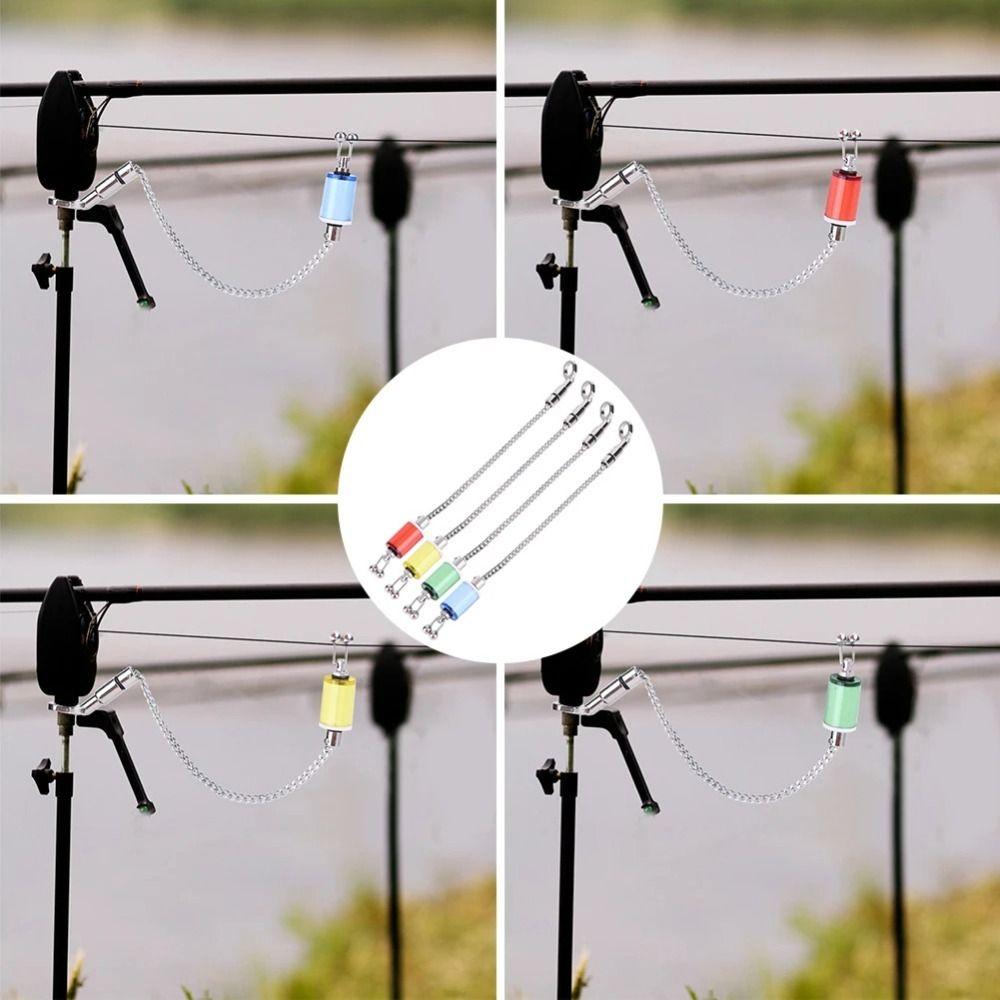 Bobbin Bite Alarm Steel Bite Wiggler Durable Sling Chain  Bite Detection