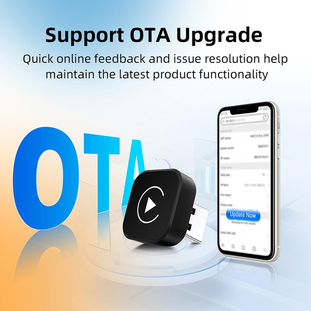 2 in 1 Wireless CarPlay Android Auto Adapter Carplay AI Box Convert Wired To Wireless Wireless CarPlay Adapter for Factory Wired