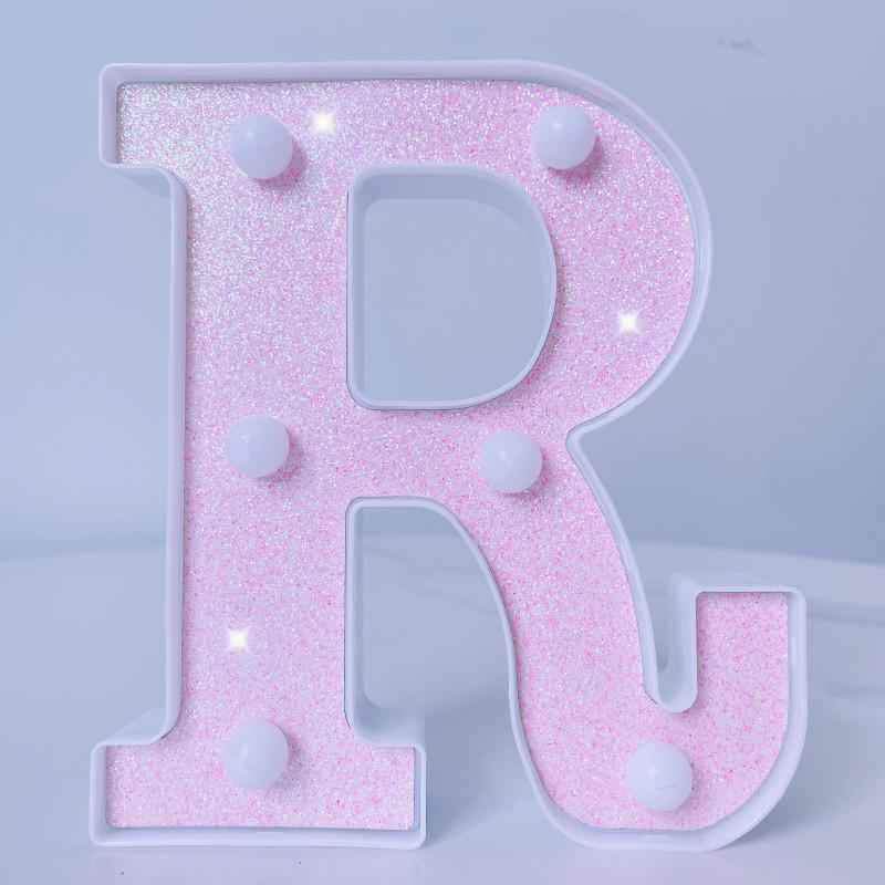Pink LED Letter Light for Celebrations and Proposals