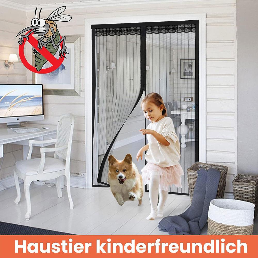 Magnetic Screen Door Curtain Mosquito and Insect-Proof Mesh Door Curtain Magnetic Sealing Device for Window and Door Screens