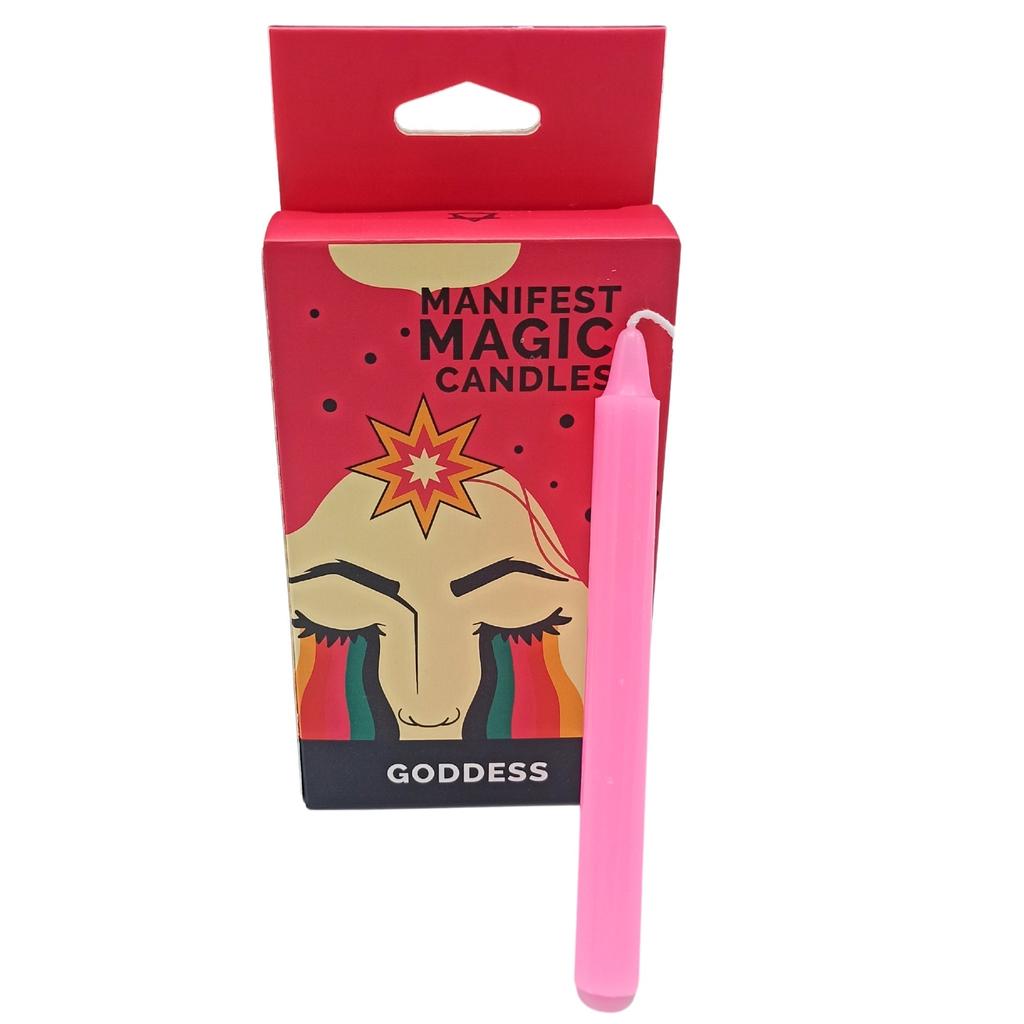 Pink Candles, Pack of 12 Manifest Magic
