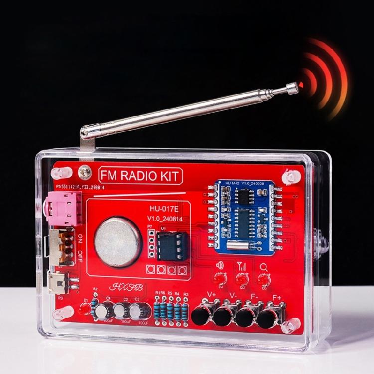 Wireless Receiver DIY Kit Mastering Soldering While Building FM Radio Standard RDA5807 (87-108MHz)