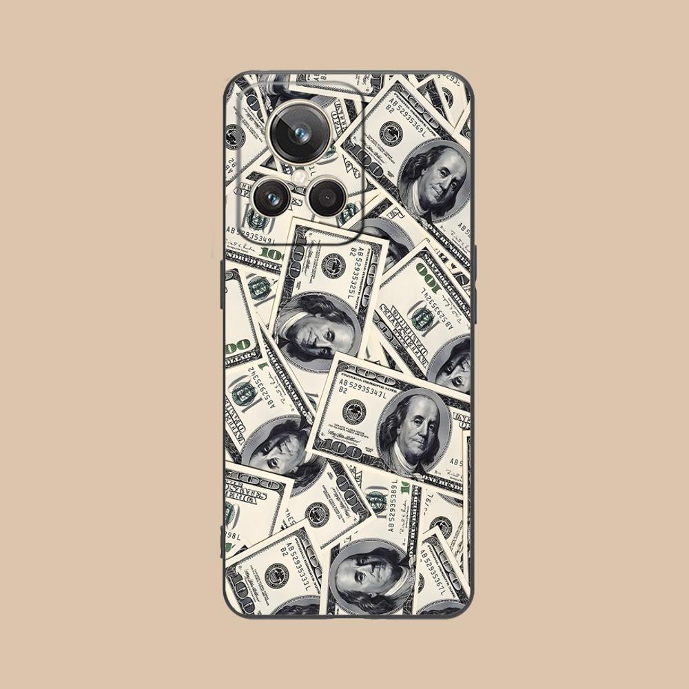 USD Dollar Matte TPU Mobile Phone Case for Realme GT 8 Neo Pro C75 73 71 C67 65 C55 53 C35 31 C20 15 Colorful Cover