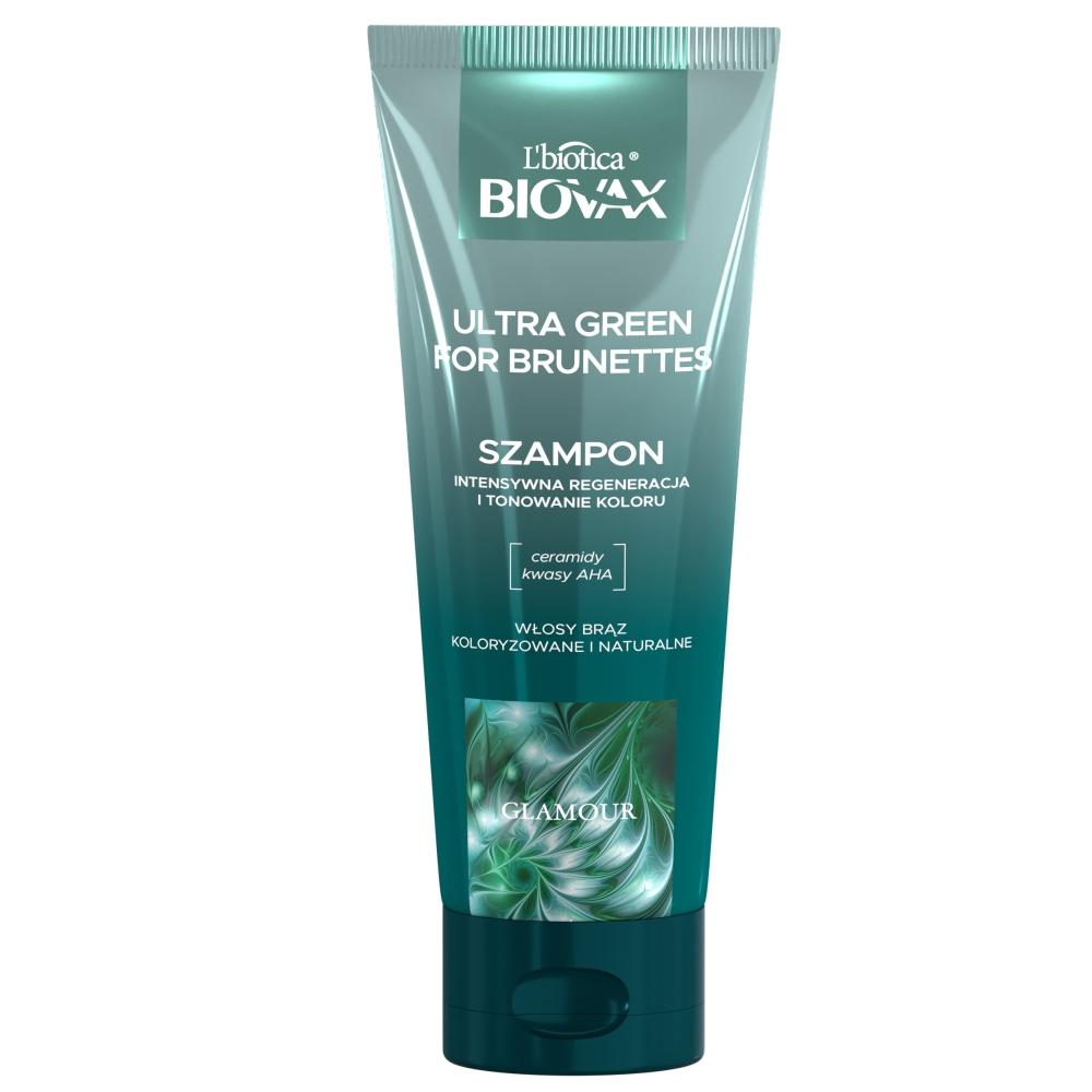 Biovax Advanced Brunette Shampoo with Intense Green Glow - 200ml