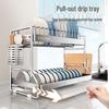 304 Stainless Steel Kitchen Dish Drying Rack