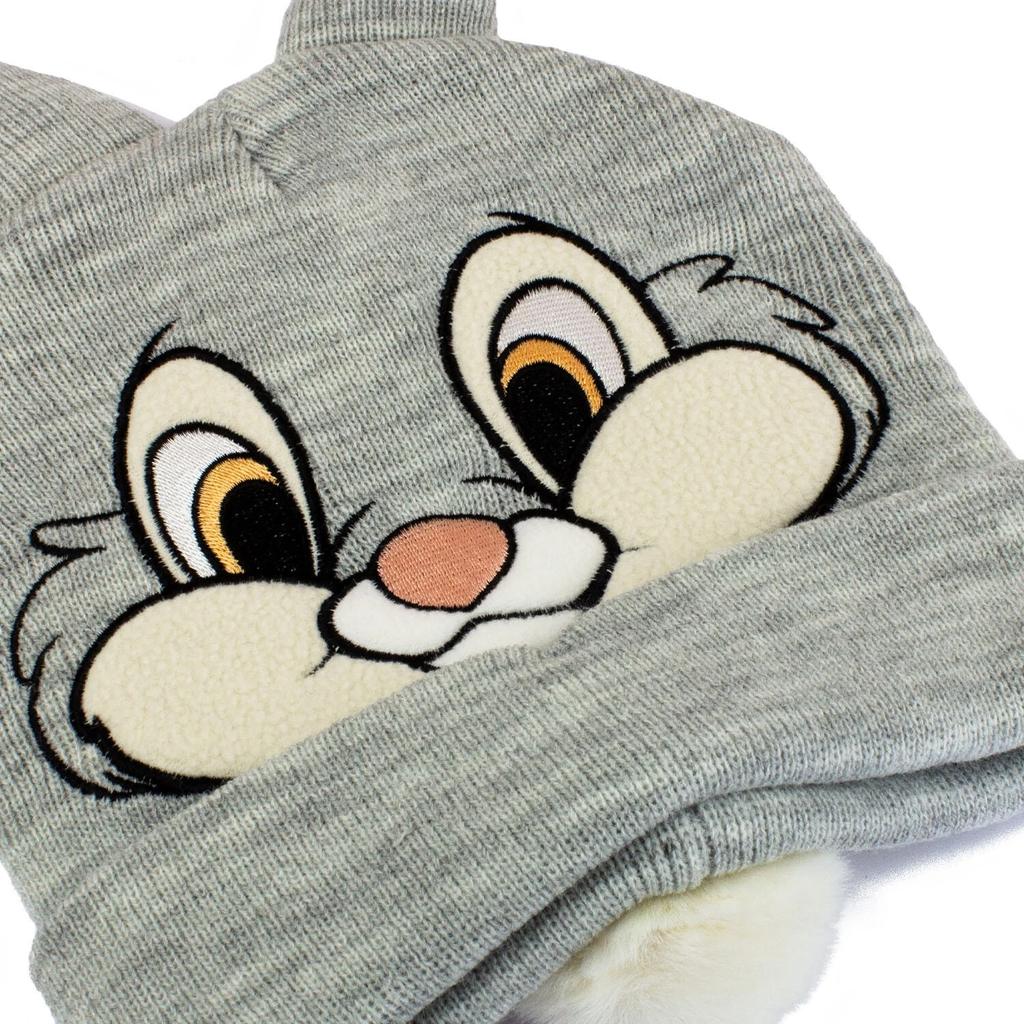Bambi Unisex Adult Thumper Face Pom Pom Beanie