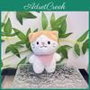 Chaveiro de Pelúcia Adorável Boneca de Gato de Desenho Animado Fofa Encanto de Bolsa Macio e Aconchegante Para Meninas