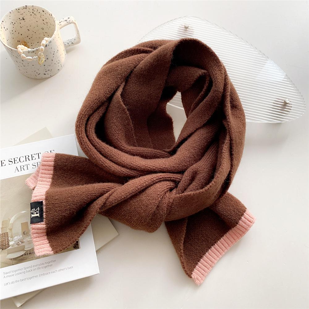 

Декоративный простой шелковый шарф с текстурой, женский новый стиль, весна-осень-лето, модный универсальный платок для работы 23*150cm