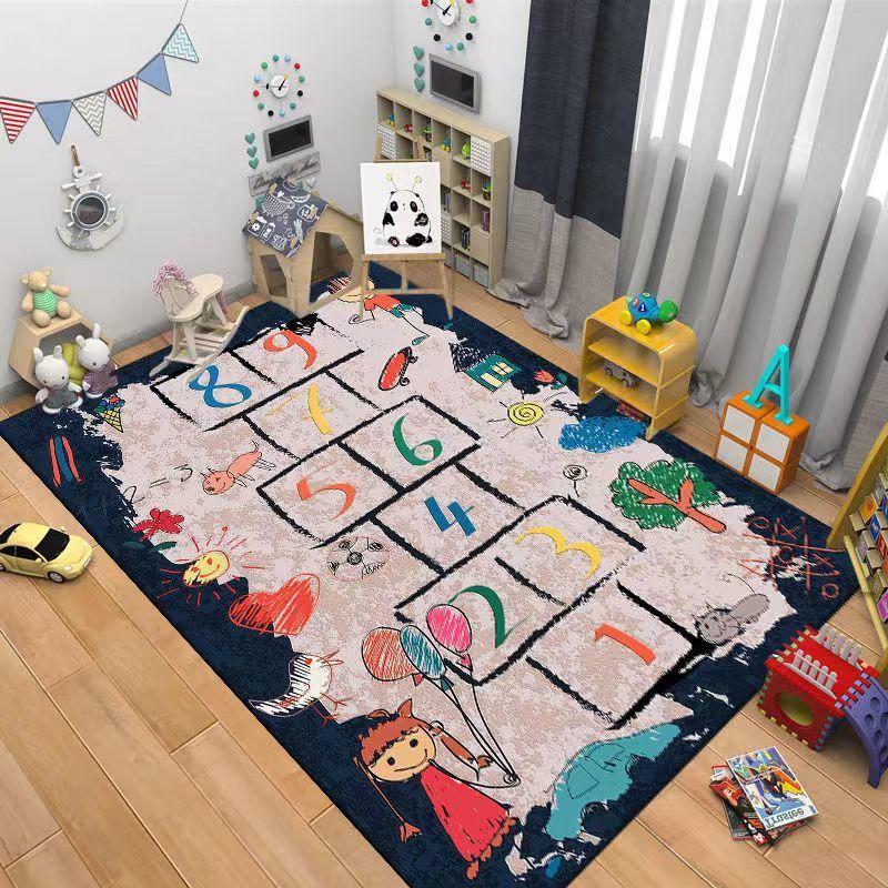 Πολυτελές χαλί μελέτης σαλονιού για κορίτσι ροζ χαλάκι κρεβατοκάμαρας Διακόσμηση κρεβατοκάμαρας Παιδικό χαλί για παιδικό δωμάτιο Μοντέρνο χαλάκι μπάνιου