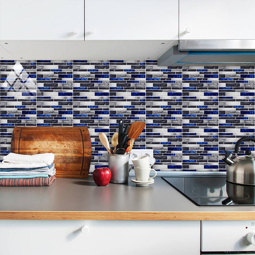 3D Tile Stickers Bathroom Epoxy And Plastic Humidity Resistant