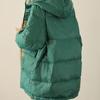 2023 neue Frauen Unten Jacke Winter Mantel Weibliche Mittlere Länge Version Parkas Lose Große Größe Outwear Mit Kapuze Freizeit Mantel