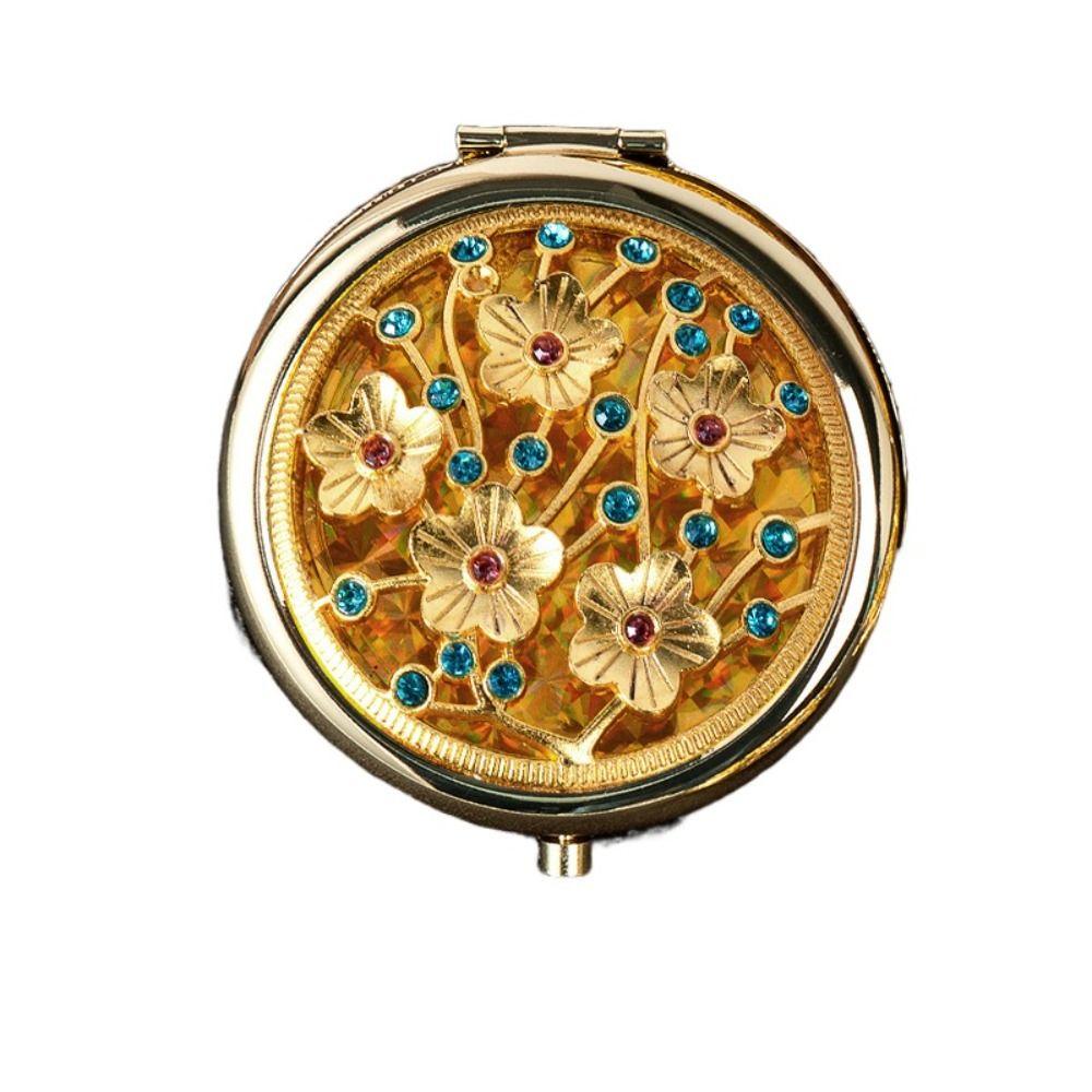 Gliter Exquisite Mirror Decorative Pocket Mirror Luxurious Portable Mirror  Children